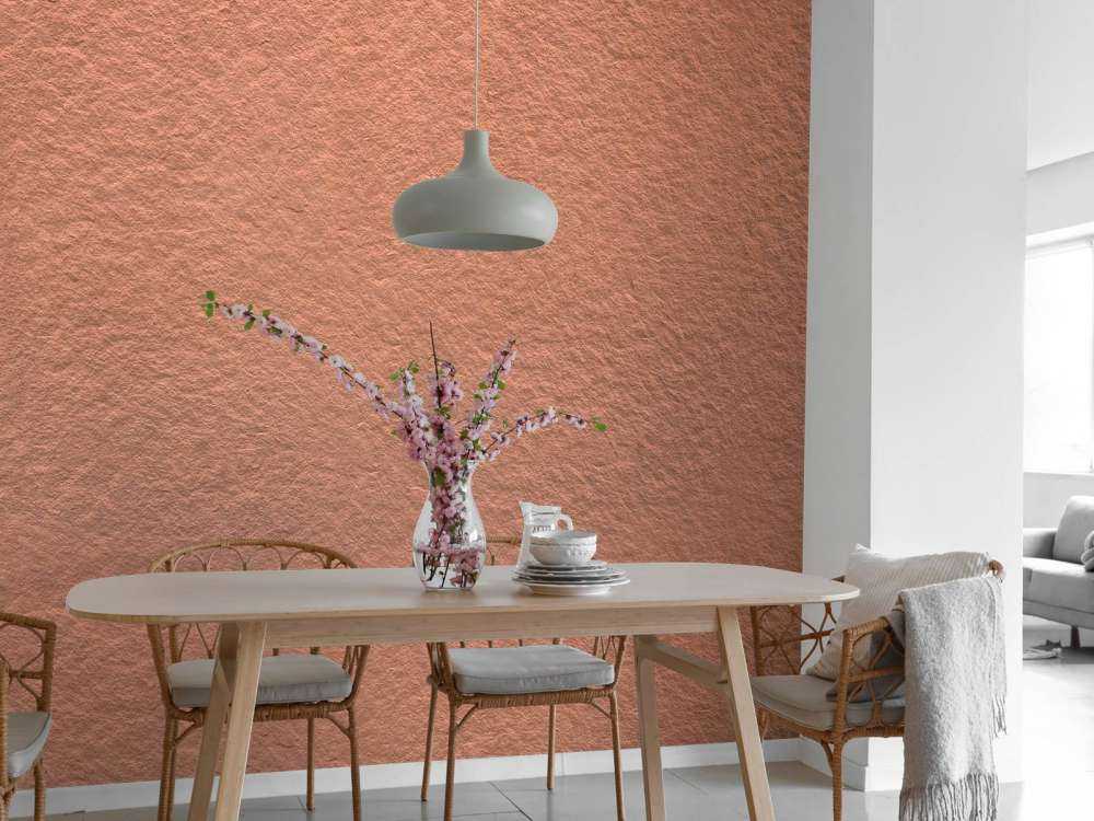 Terrakotta Beton mit Struktur