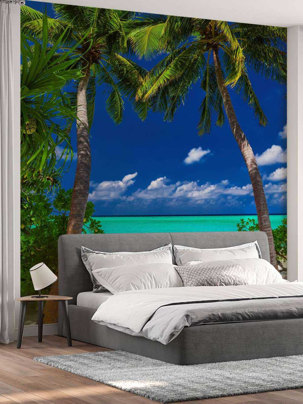 Palmen auf einer Insel