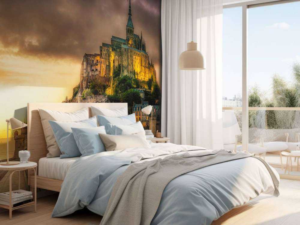 Mont Saint Michel auf Fototapete