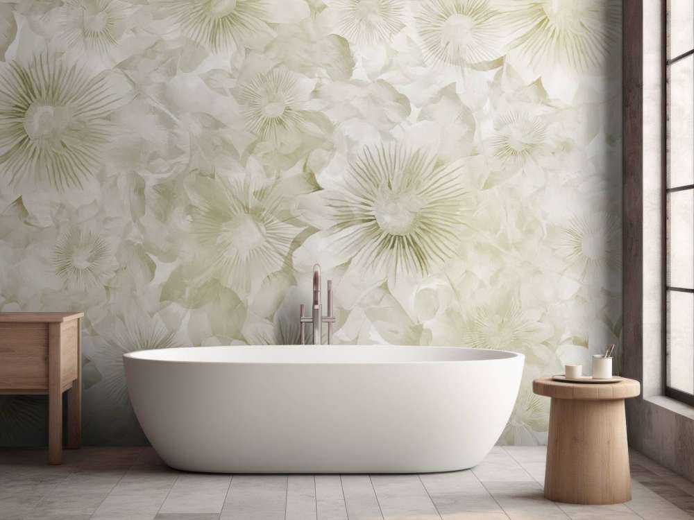 Botanische Aquarell-Eleganz Warmes Sand