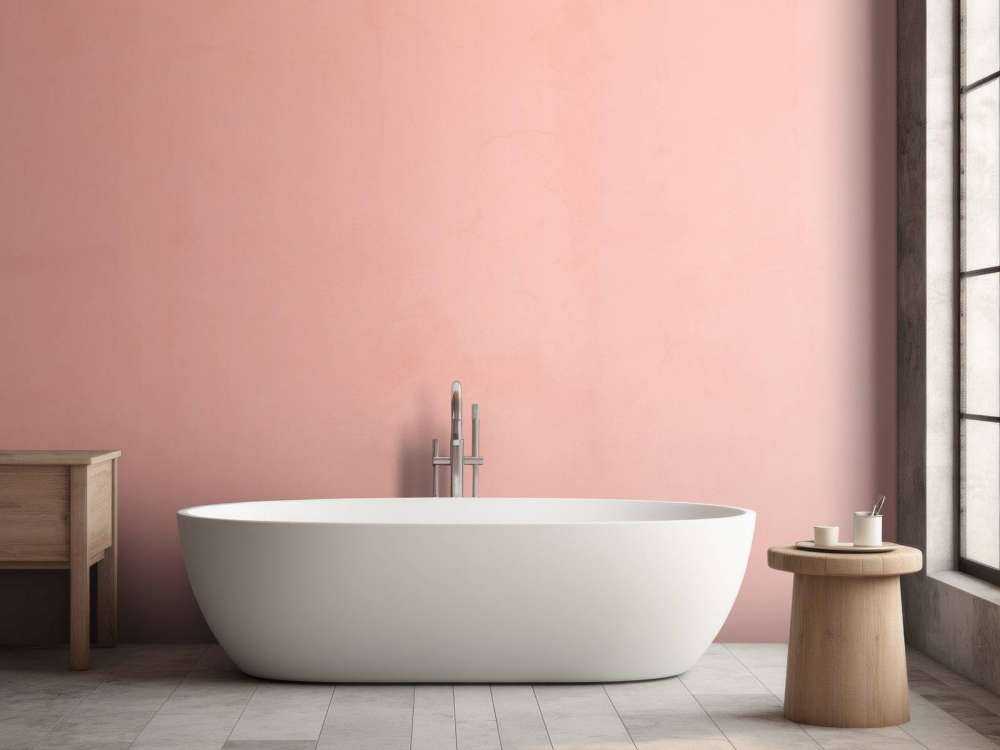 Pastellrosa Beton