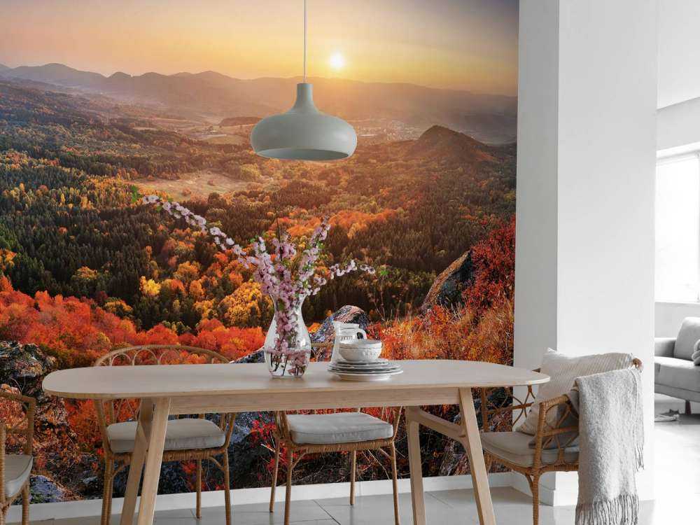 Herbstlandschaft in den Bergen