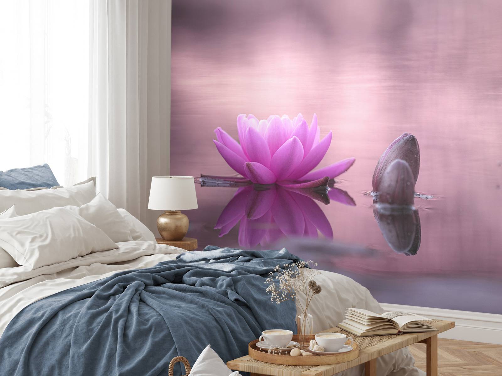 Lotusblume im Teich