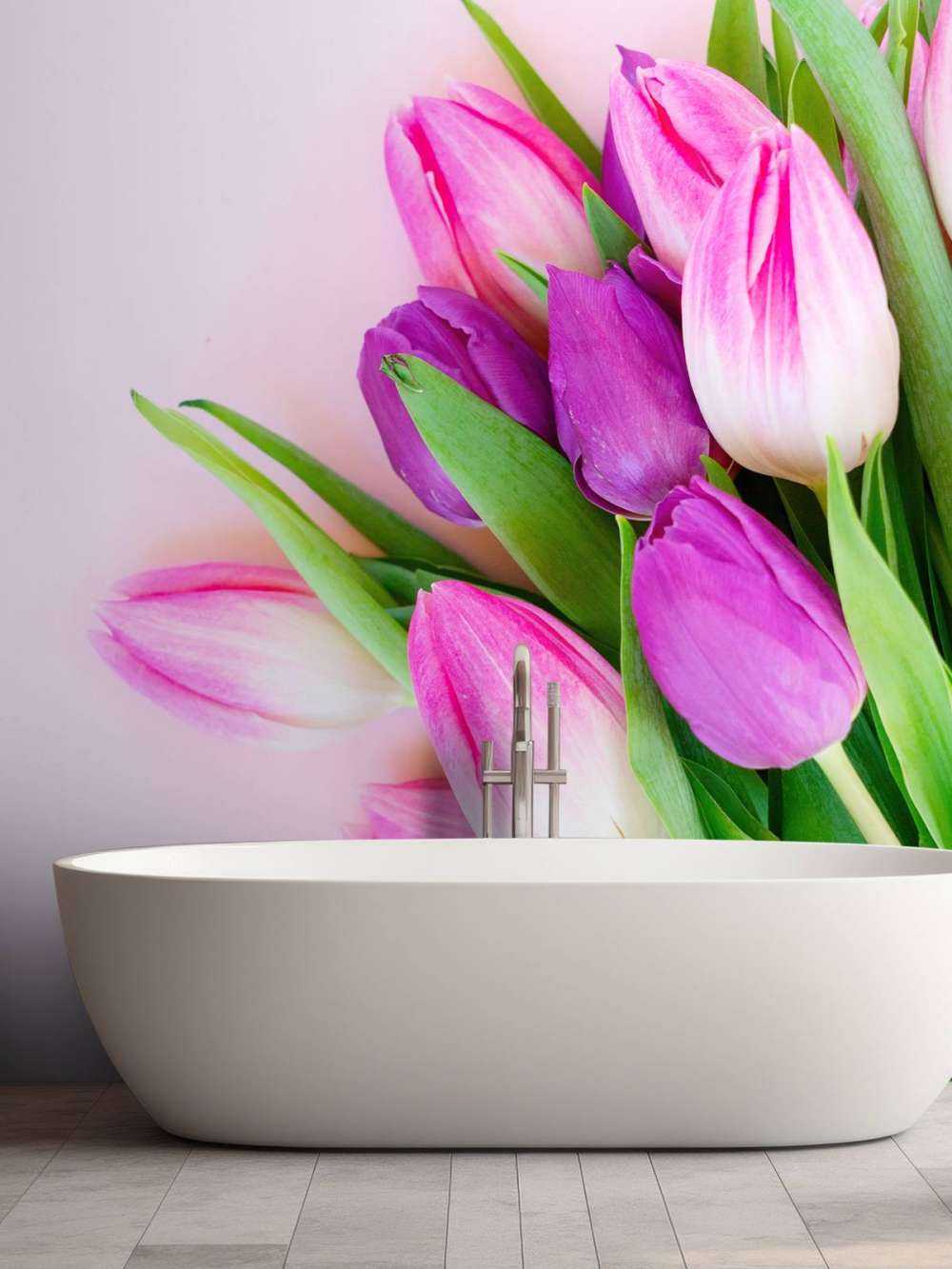Rosa Tulpen