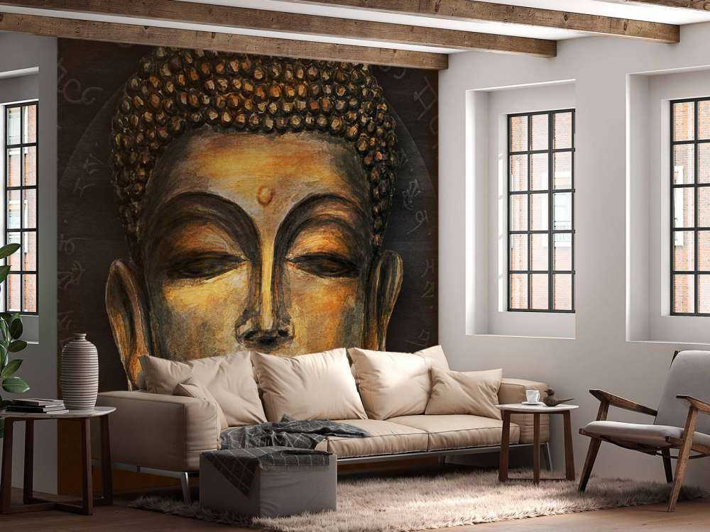 Gemalter Buddha