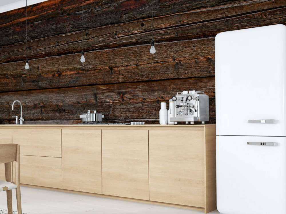 Altes verbranntes Holz