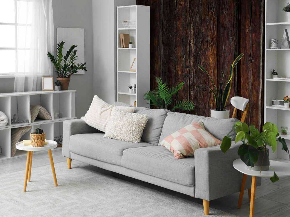 Gebranntes dunkles Holz