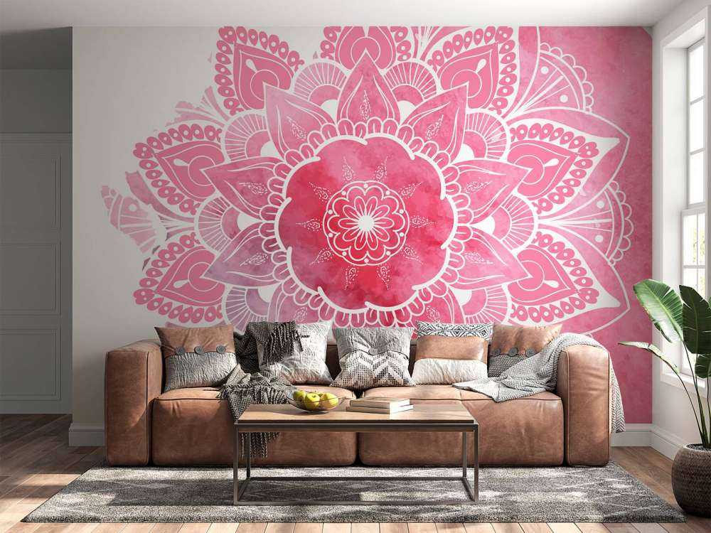 Mandala mit Blumenmuster
