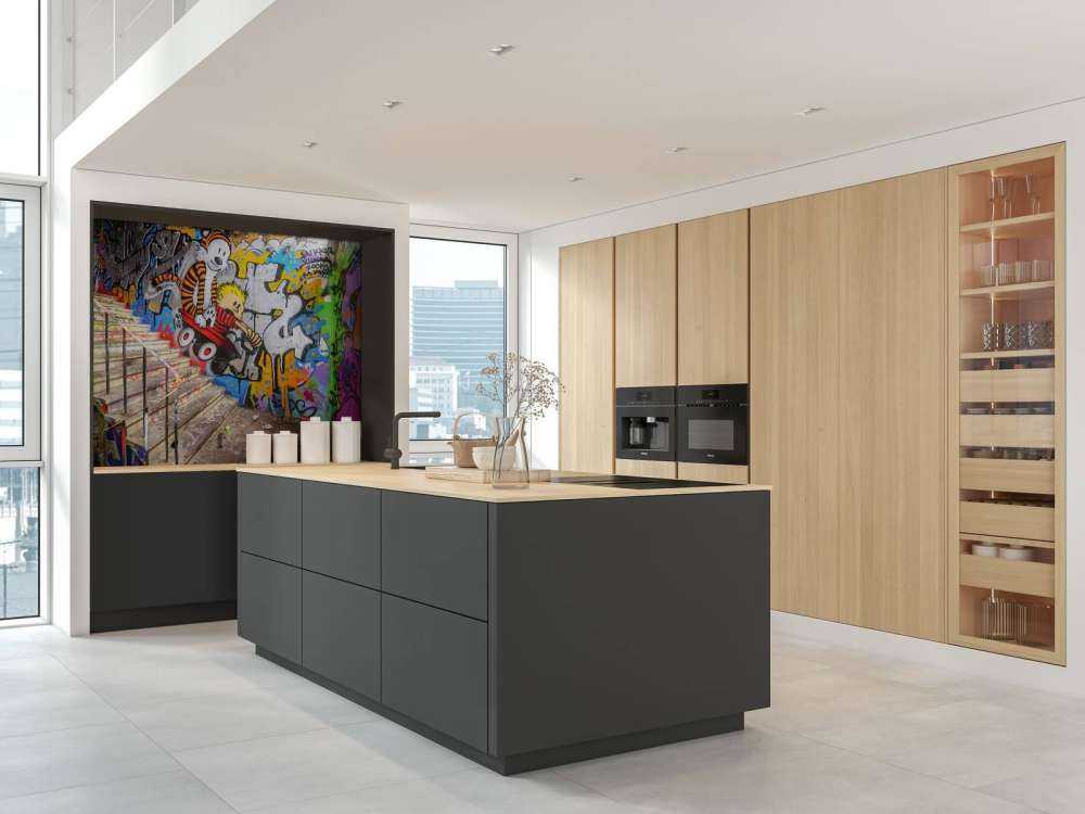 Treppenhaus mit Graffiti