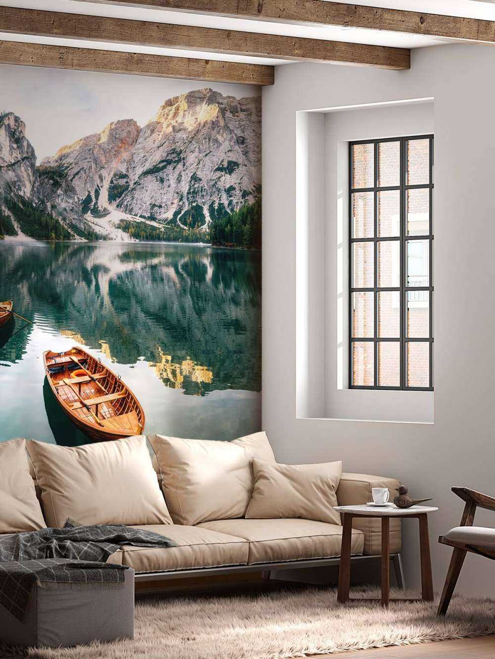 Boote im italienischen See
