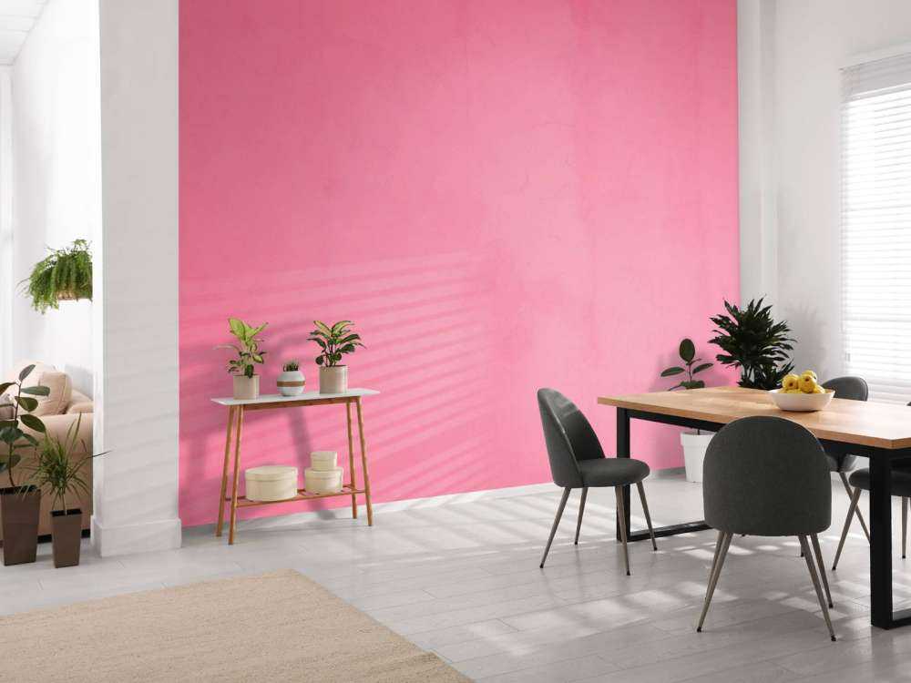Schimmernder blush Beton