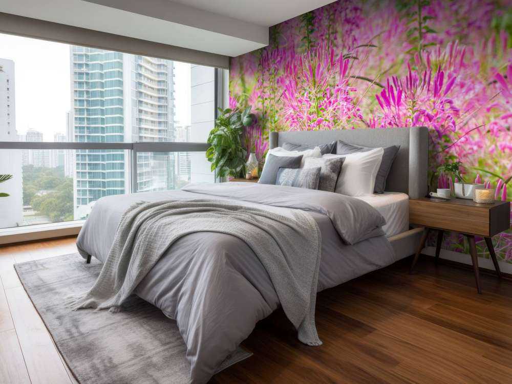 Cleome-Blüten