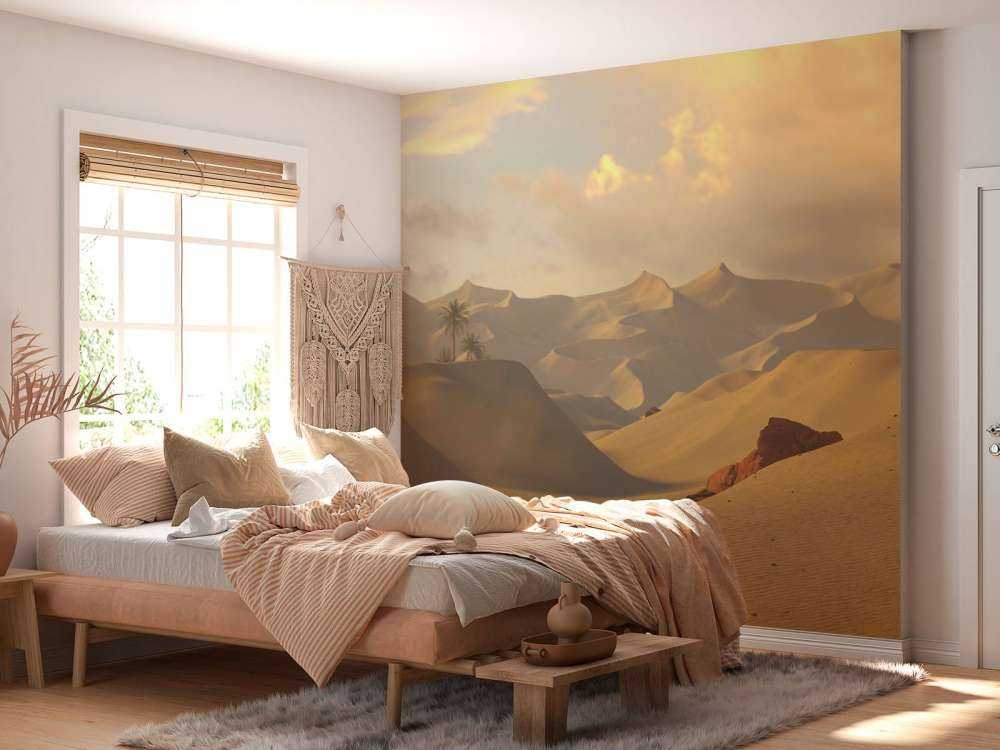 Goldene Stunde in der Wüste
