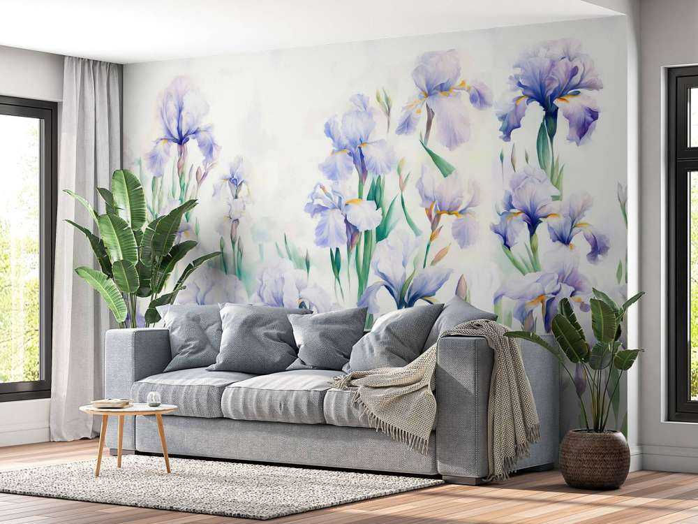 Iris tanzen nahtlos Pastell
