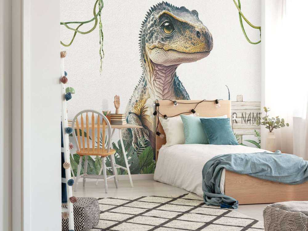 Baby-T-Rex im Dschungel