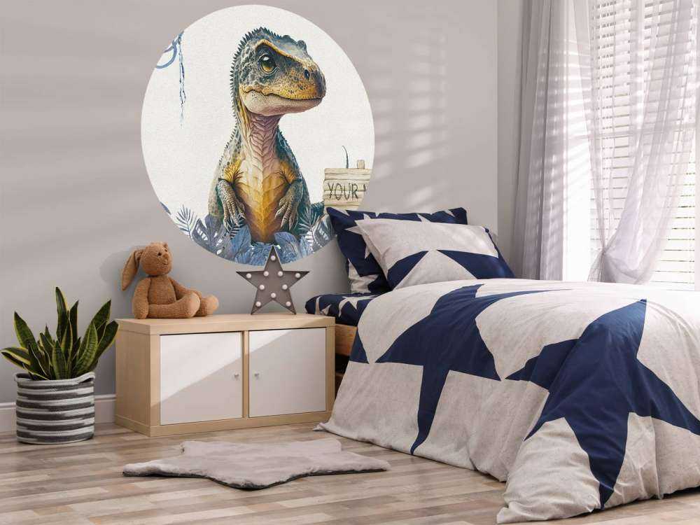 Baby-T-Rex im blauen Dschungel