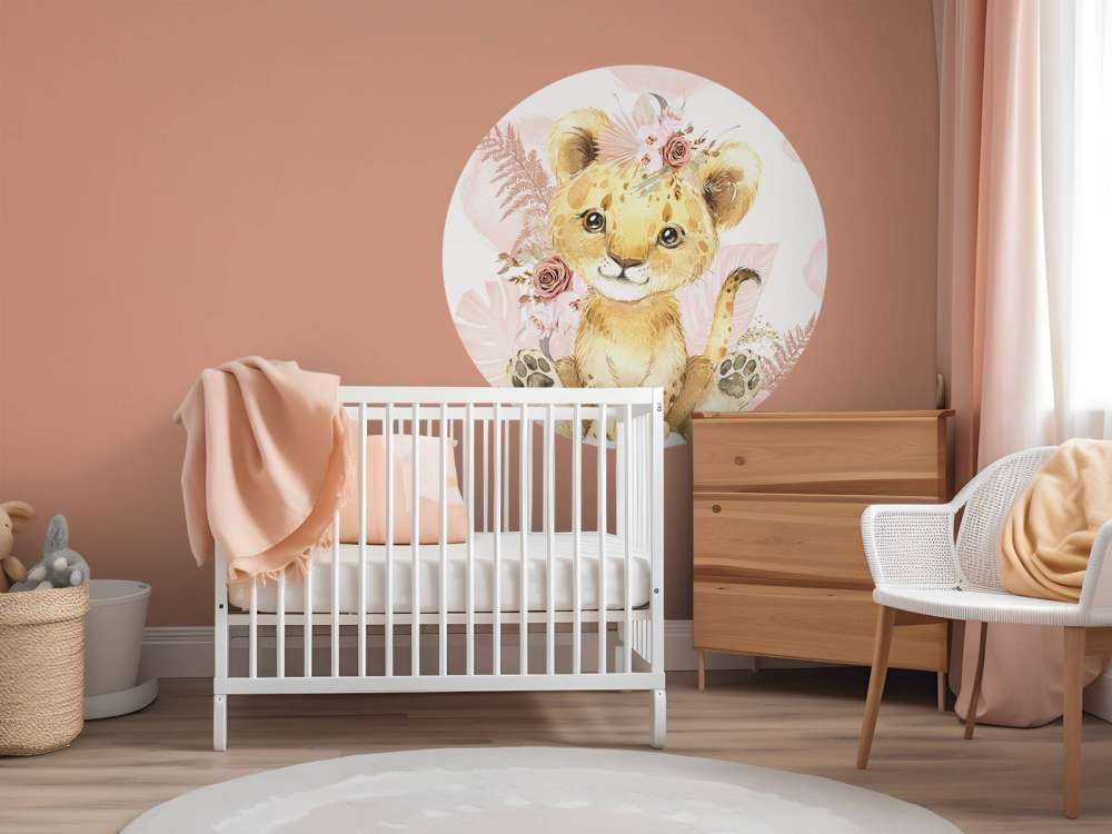 Rosa Dschungel-Löwin-Baby