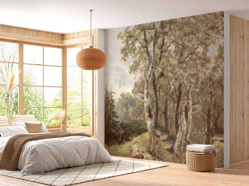 Waldlandschaft Farbpanorama