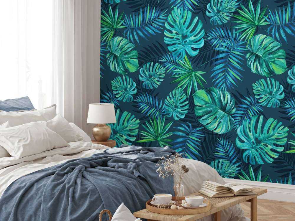 Tropische Aquarellpflanzen