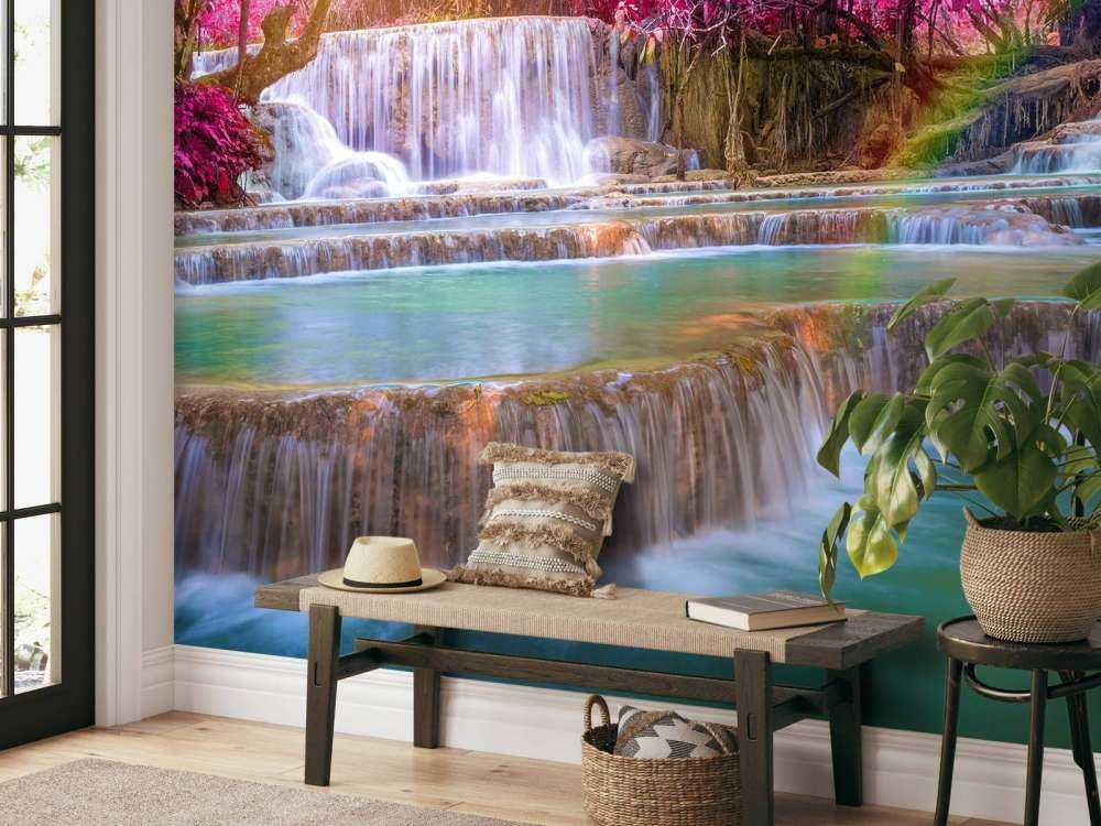 Wasserfall im Dschungel