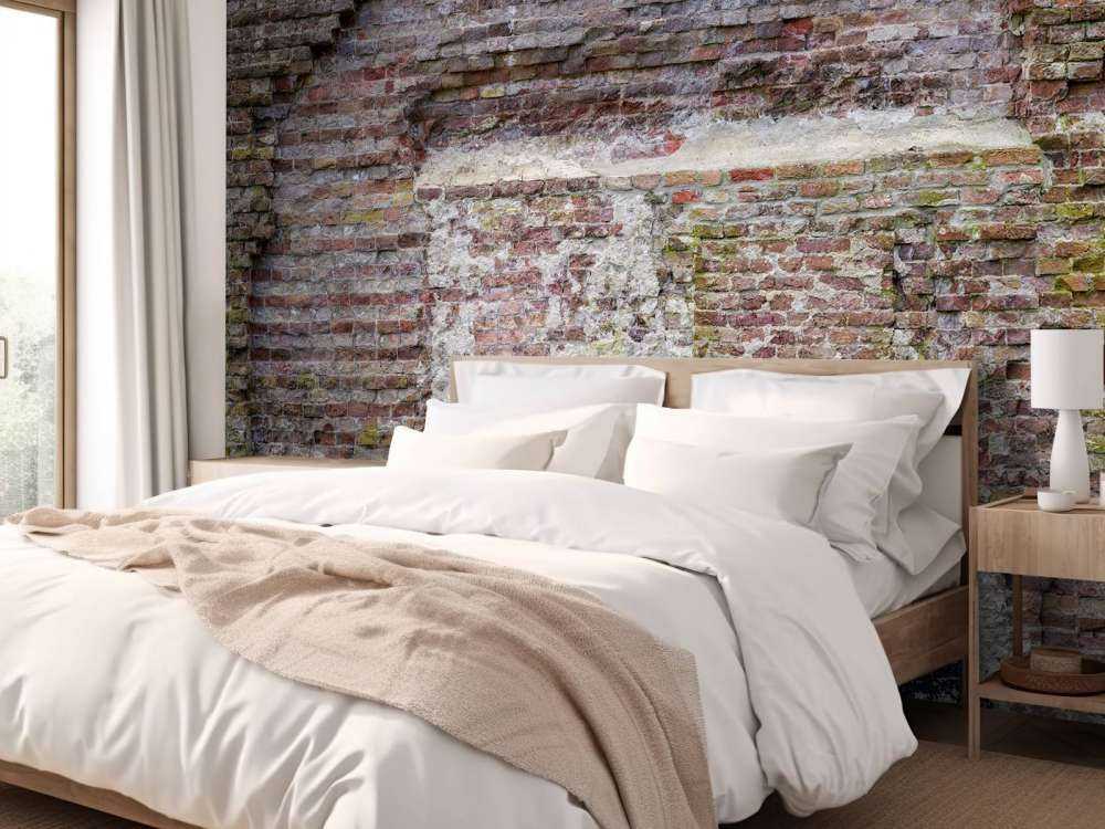 Alte bröckelige Mauer