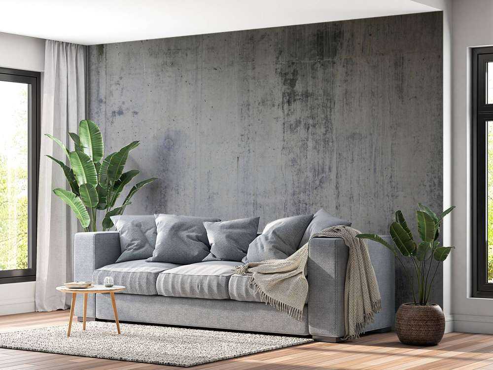 Beton mit Linien