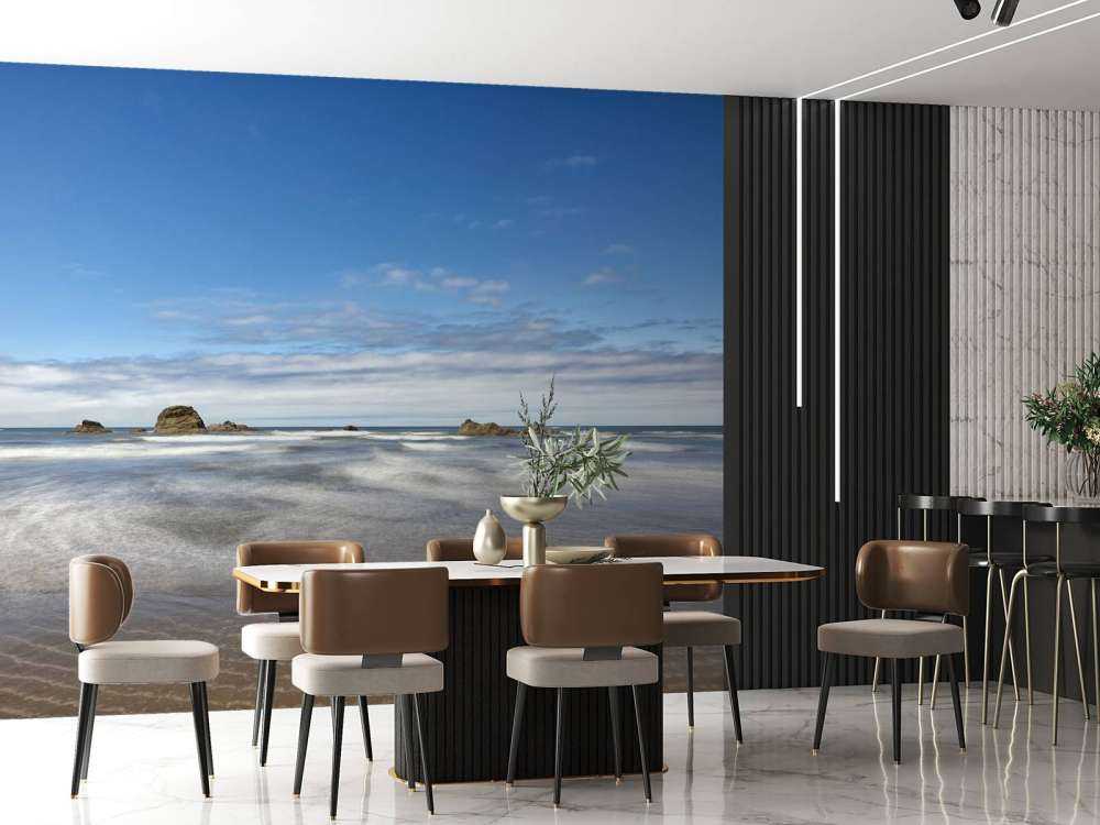 Strand mit Felsen