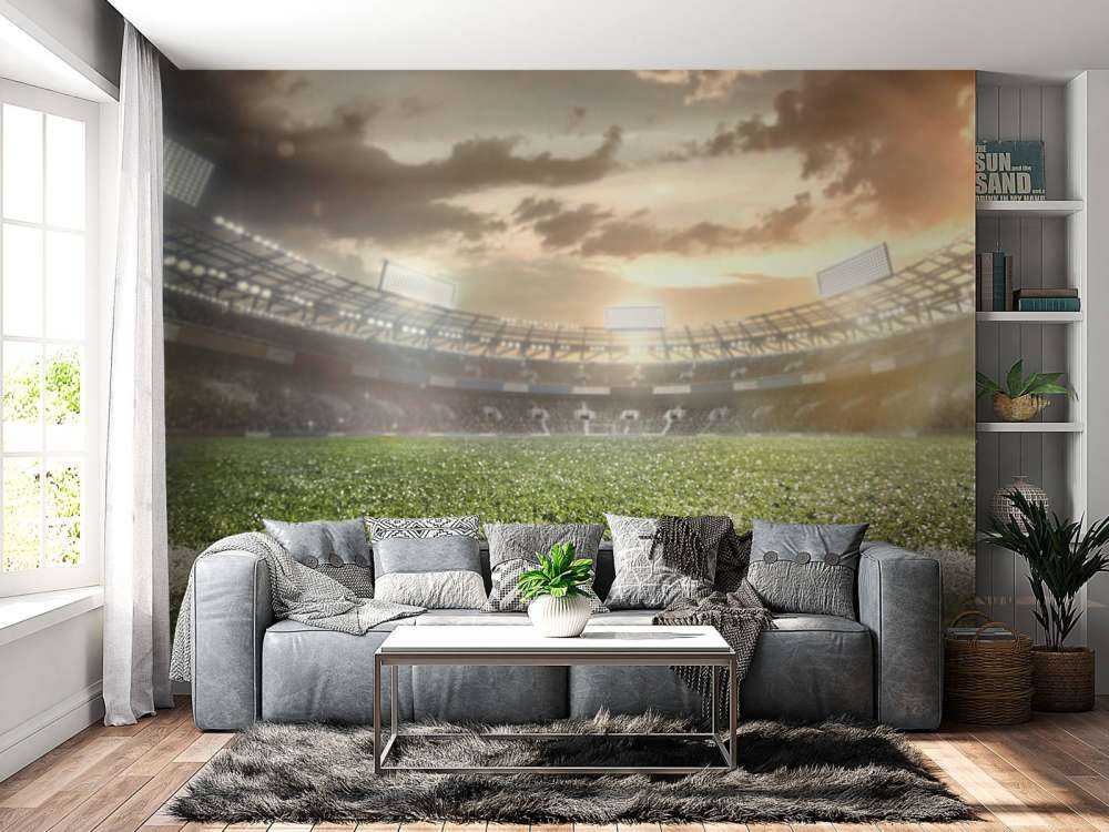 Stadion mit Kunstrasen
