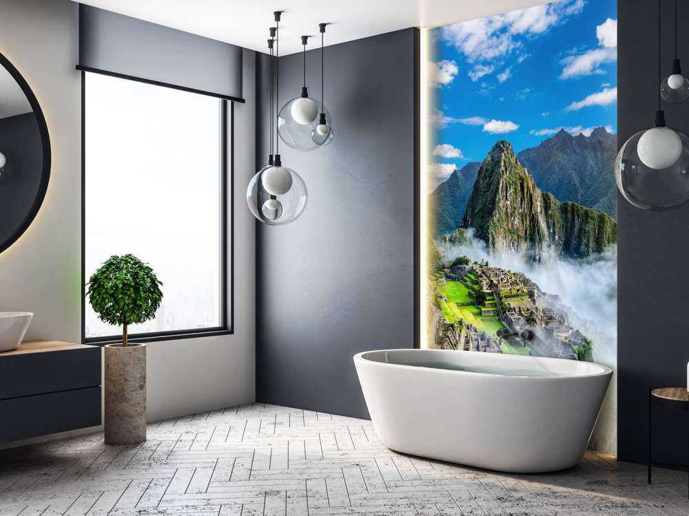 Machu Picchu im Nebel