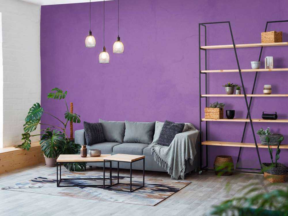 Maximal violetter Beton