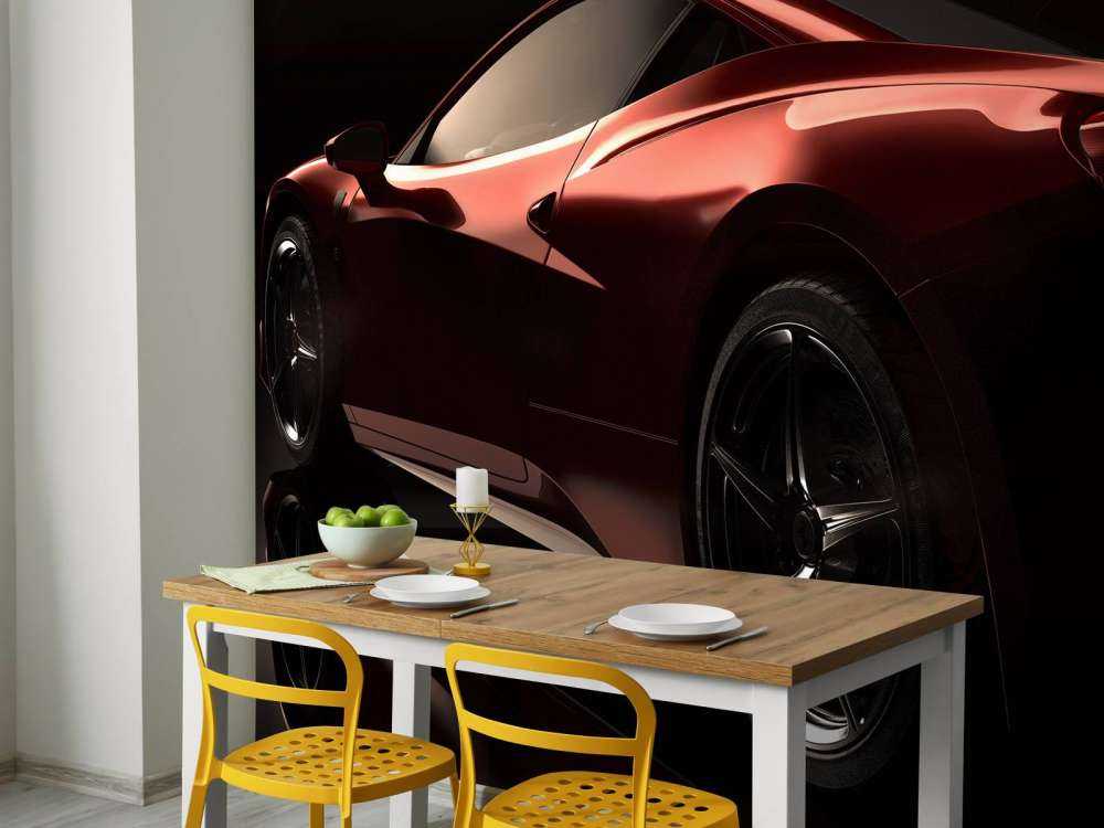 Rotes Sportauto