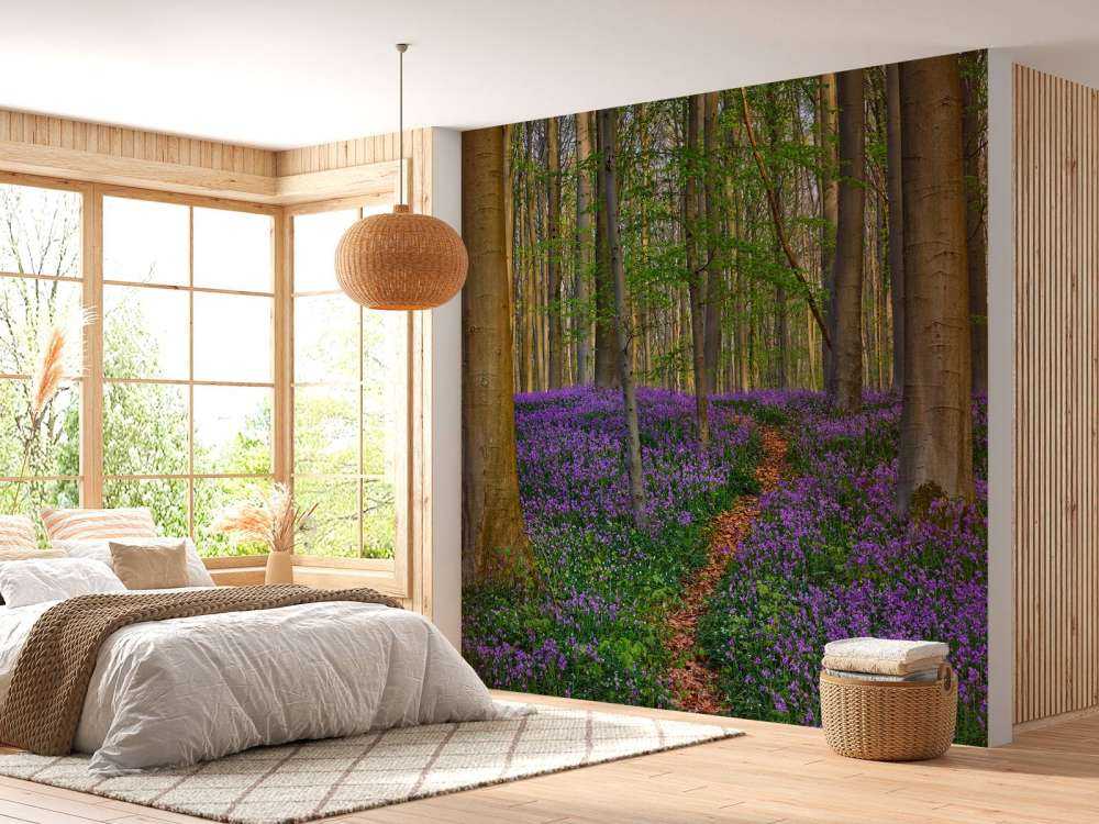 Schöner Weg durch den Wald