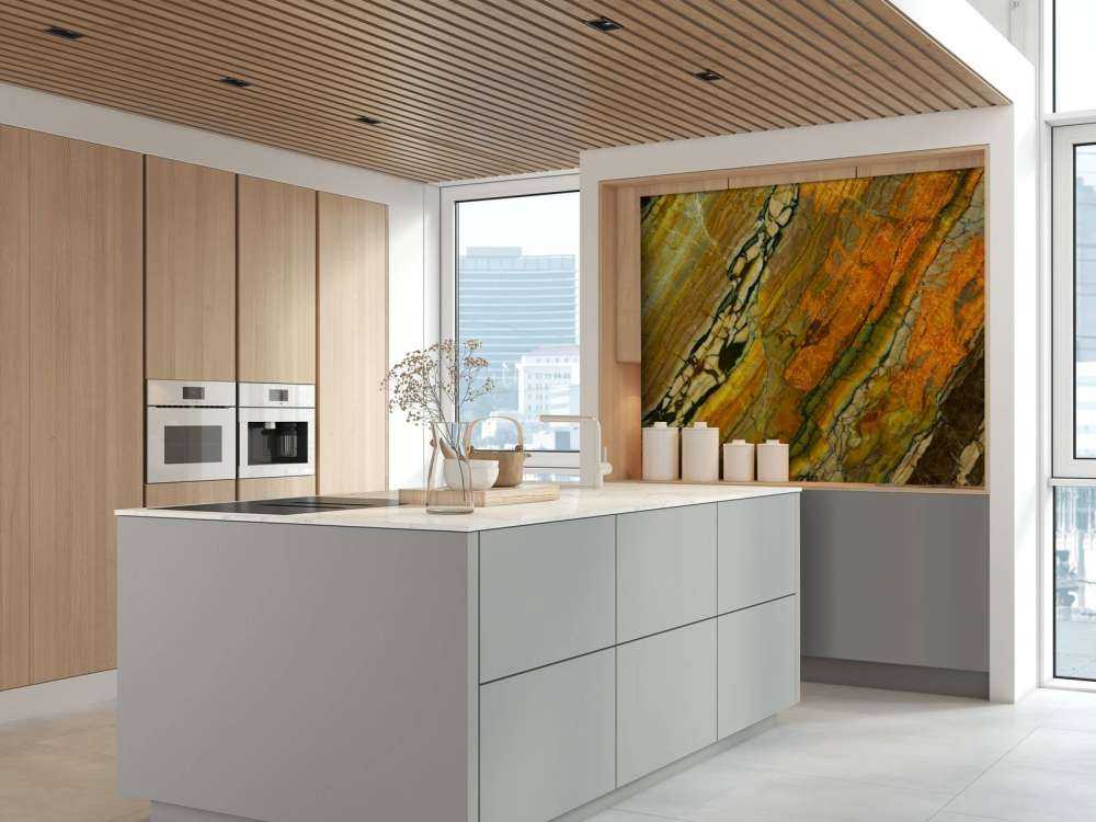Marmor mit Mosaikstruktur