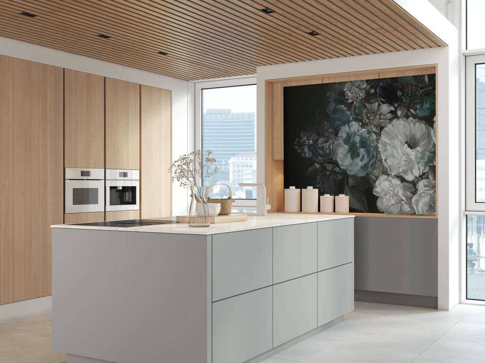 Strauß mit lilac Blau