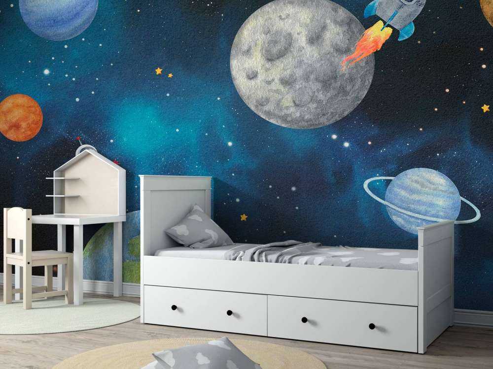 Stelläres Abenteuer in Nachtblau