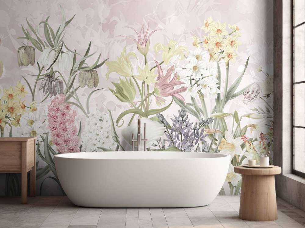 Frühjahrsblumen - Pastellblütenrosa