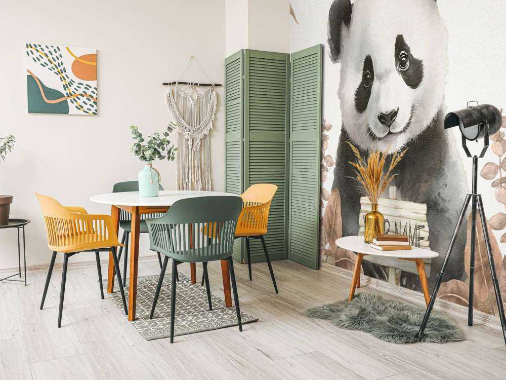 Kleiner Panda im Dschungel taupe