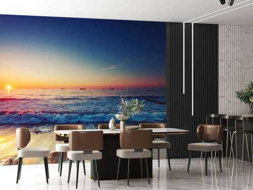 Sonnenuntergang über dem Meer