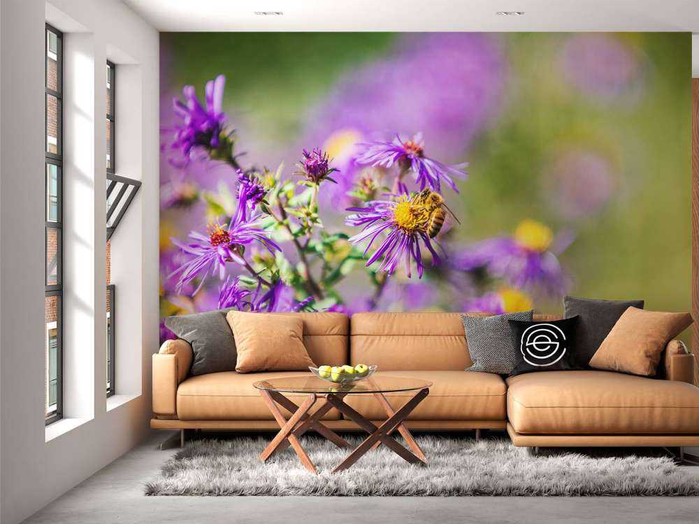 Lila Blumen