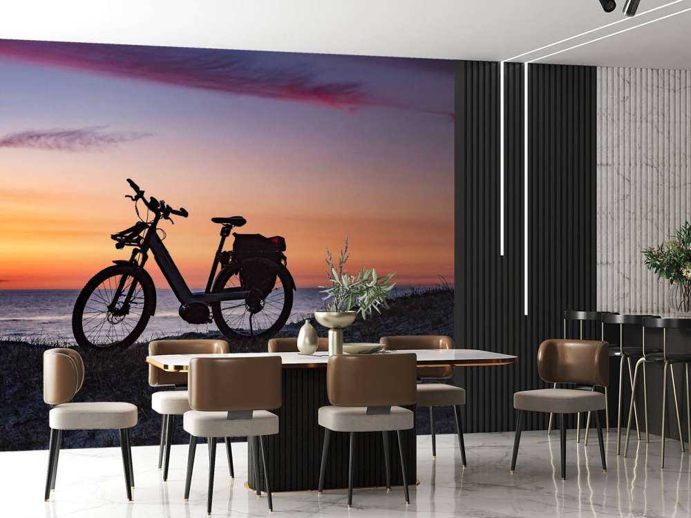 Fahrrad an einem Meer