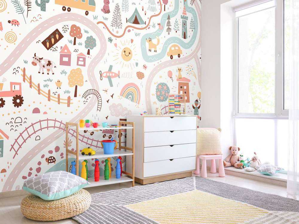 Weltkarte für Kinder