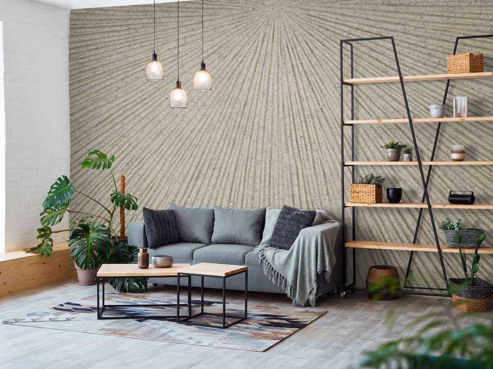 Textur mit Linien im Sand