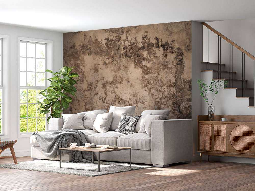 Beton mit Putz