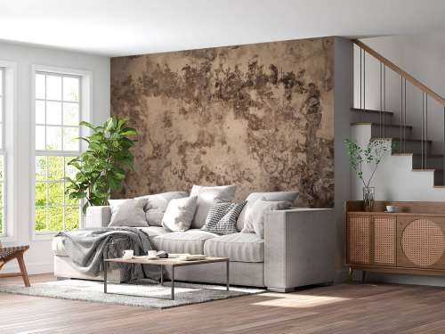 Beton mit Putz