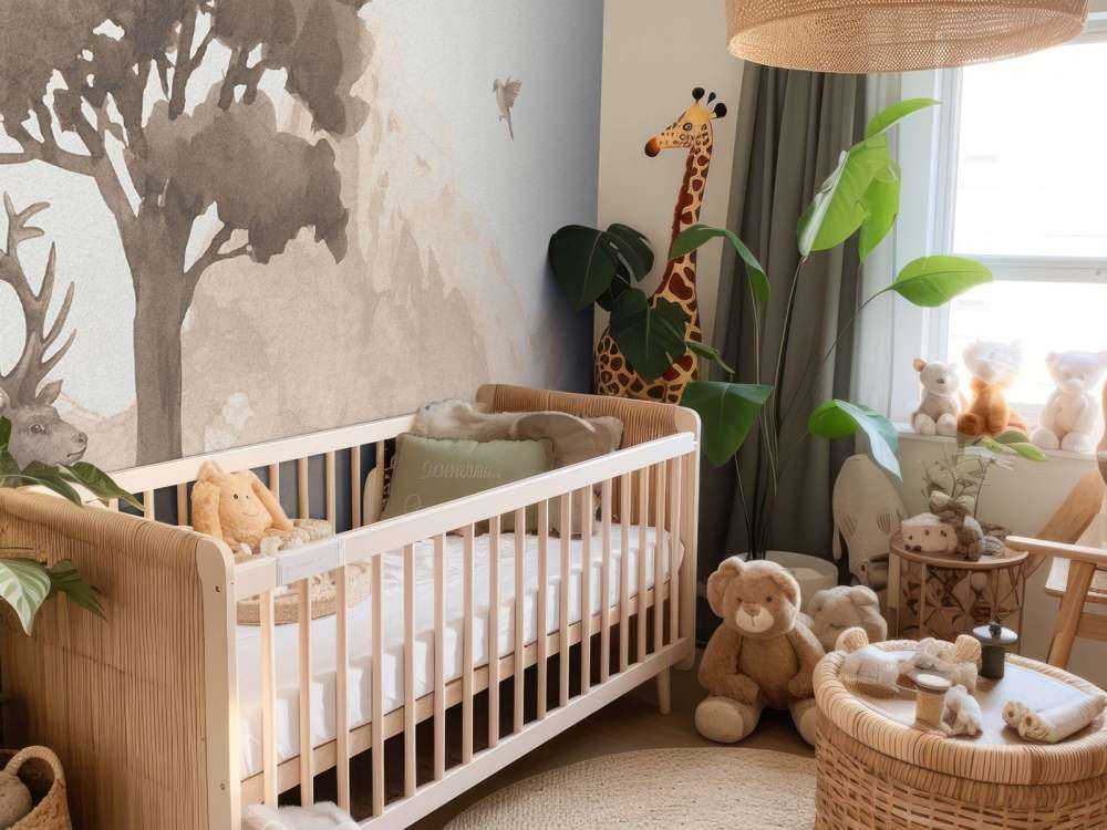 Waldtiere in Taupe