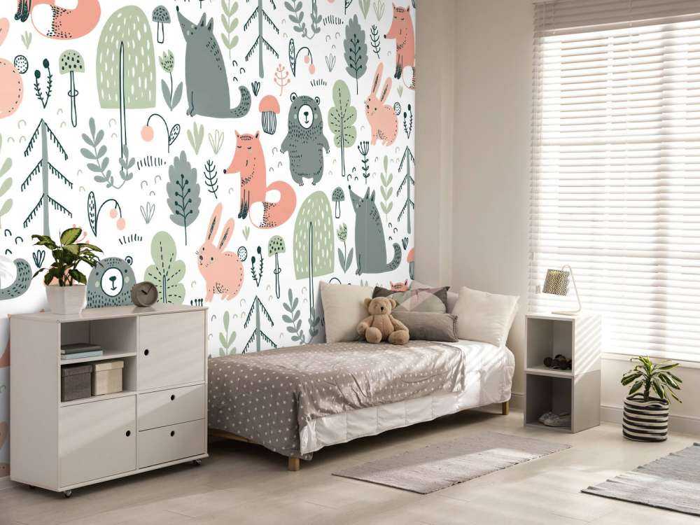 Bunte Waldtiere
