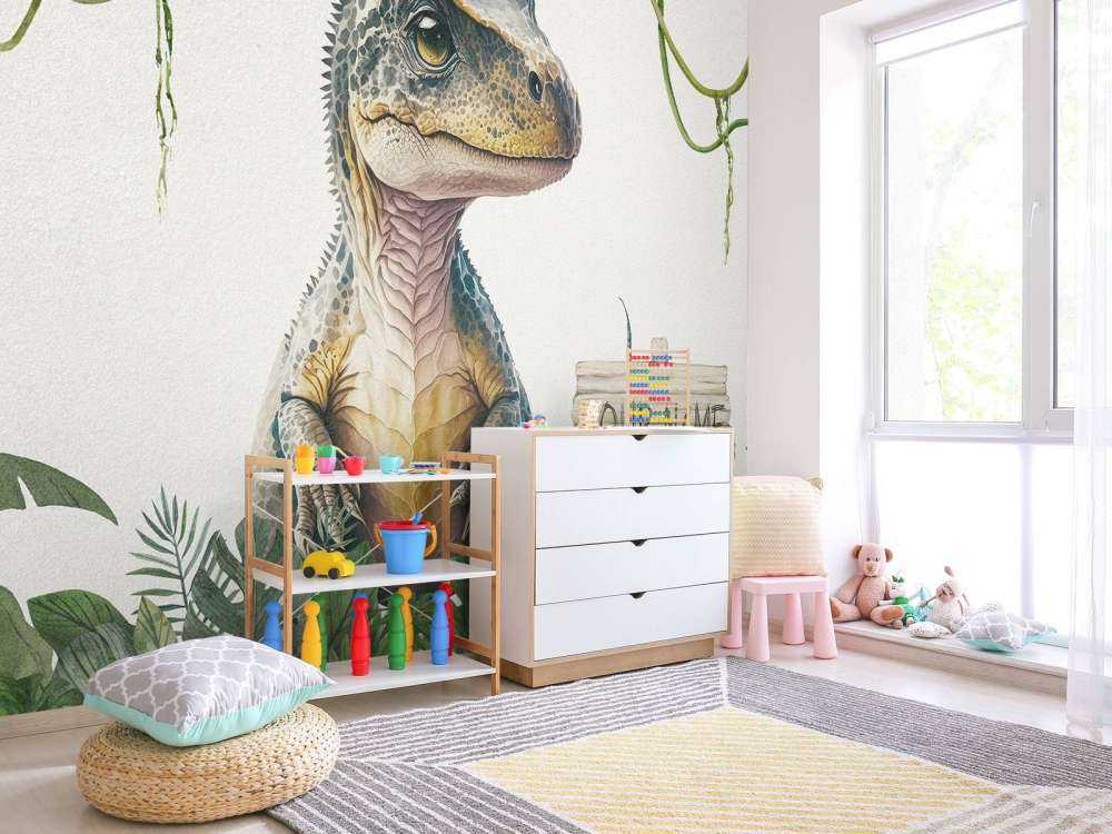 Baby-T-Rex im Dschungel