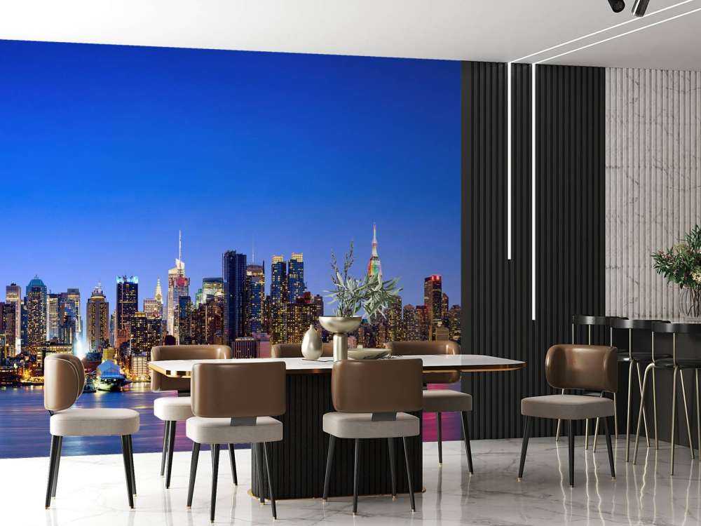 New York Manhattan Skyline auf Fototapete