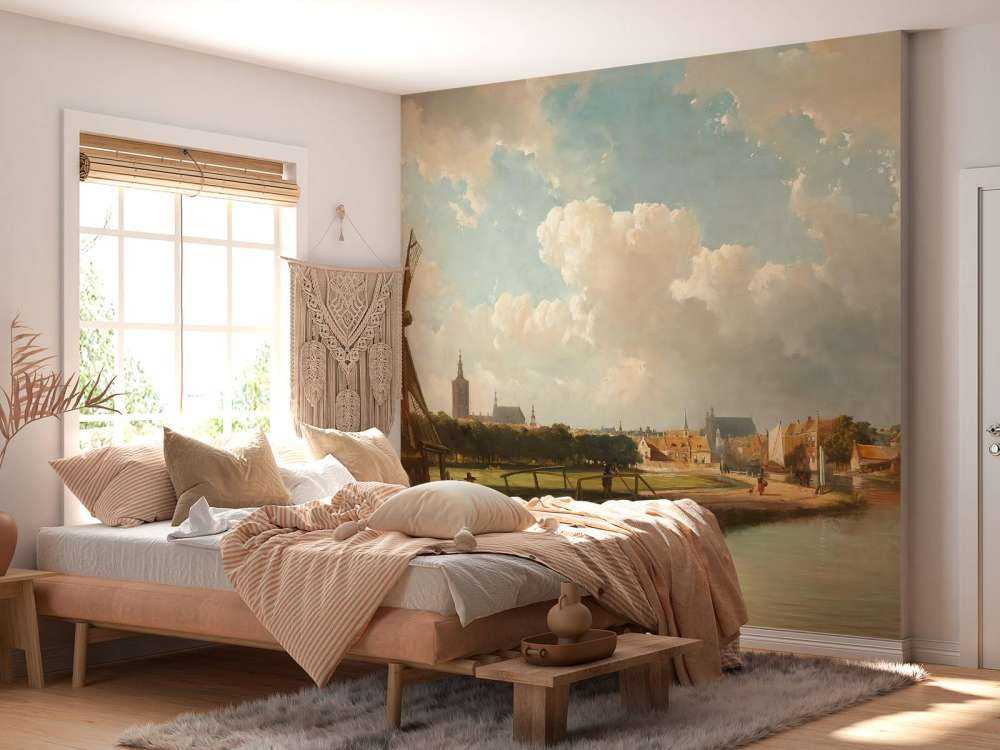 Blick auf Den Haag vom Delfter Kanal aus dem 17. Jahrhundert