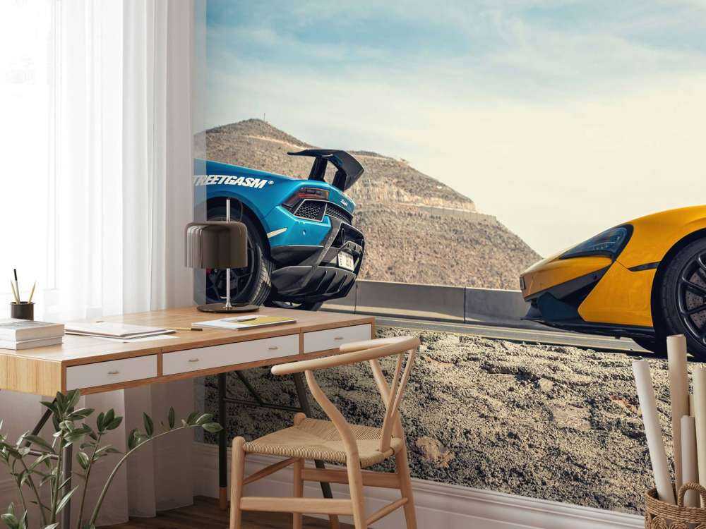 Duell zwischen Supersportwagen
